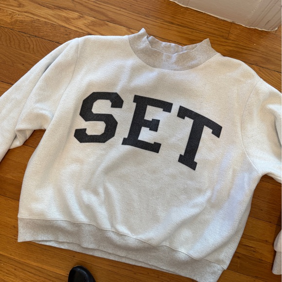 Parke/Set Active Grey Sweatshirt - Picture 7 of 7